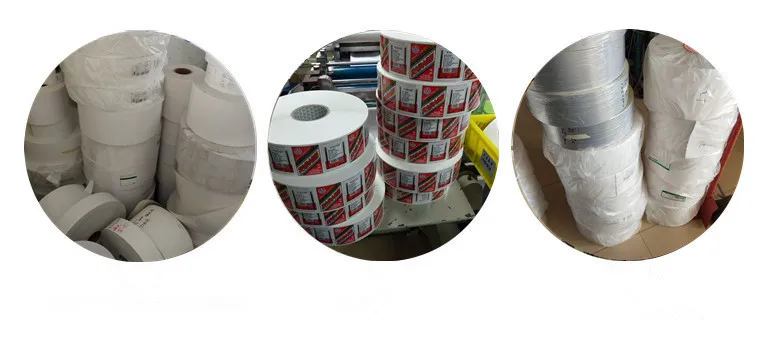 Round Sticker Printing Food Packaging Circle Sticker Adhesive Sticker