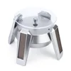 rotatable solar display stand four leg show stand with LED