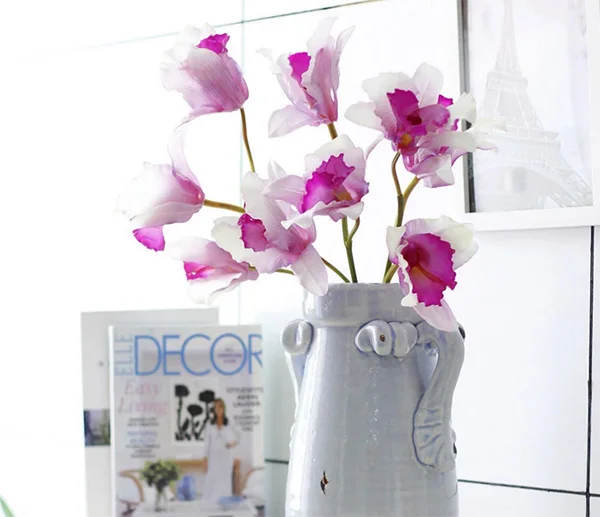 Real touch silk latex coated orchid 3 heads artificial colorful orchid (2).jpg