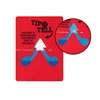 TIP N TELL logistics monitoring indicating tilt warning label