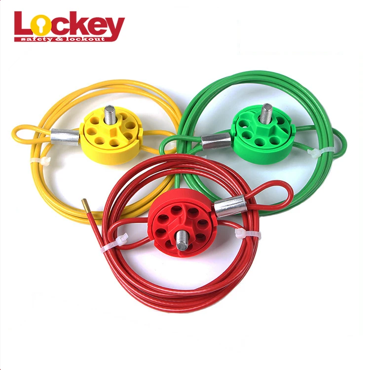 Adjustable Cable Lockout with cable dia. 3.8mm length 2m