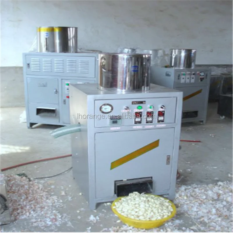 110v 220v 200w Commercial Garlic Peeling Machine 25kg/H Electric Automatic  Garlic Peeler Separator Automatic Garlic Peeler Detachable and Easy to