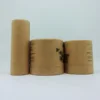 Natural design brown socks package eco friendly paper tube packaging