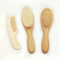 

ECO friendly wooden baby hair brush set baby brush set