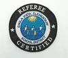 Unique Earth Logo Embroidery wording patch