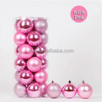 Meilleure Vente De Noël Décoration Populaire Brillantmatpaillettes Boules De Noël6 Cm Mixte Rose Boules De Noël Buy Décoration De Noël La Plus