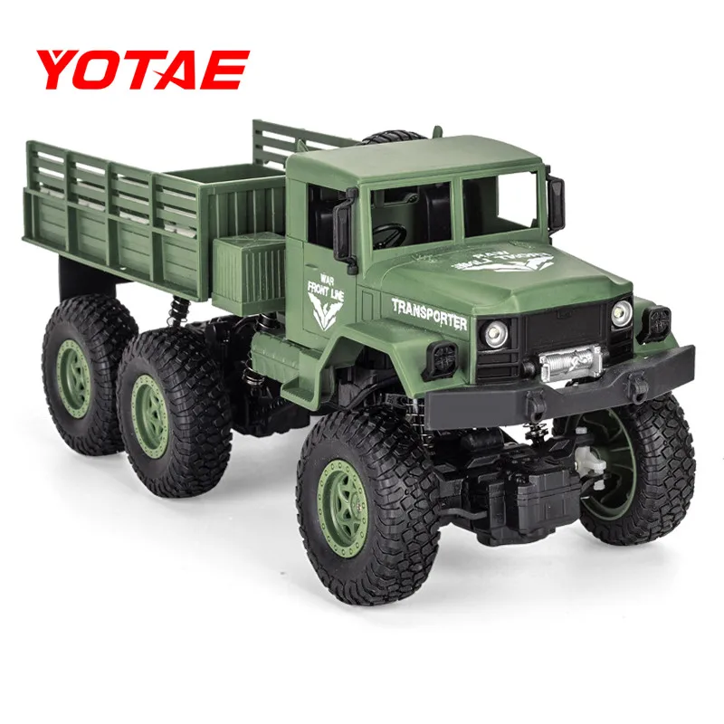 

JJRC Q69 Transporter-8 2.4G 1/18 4WD Military Truck Off-road RC Car RTR Racing Remote Control high speed RC Drift Cars 2019 new, Army green/ yellow