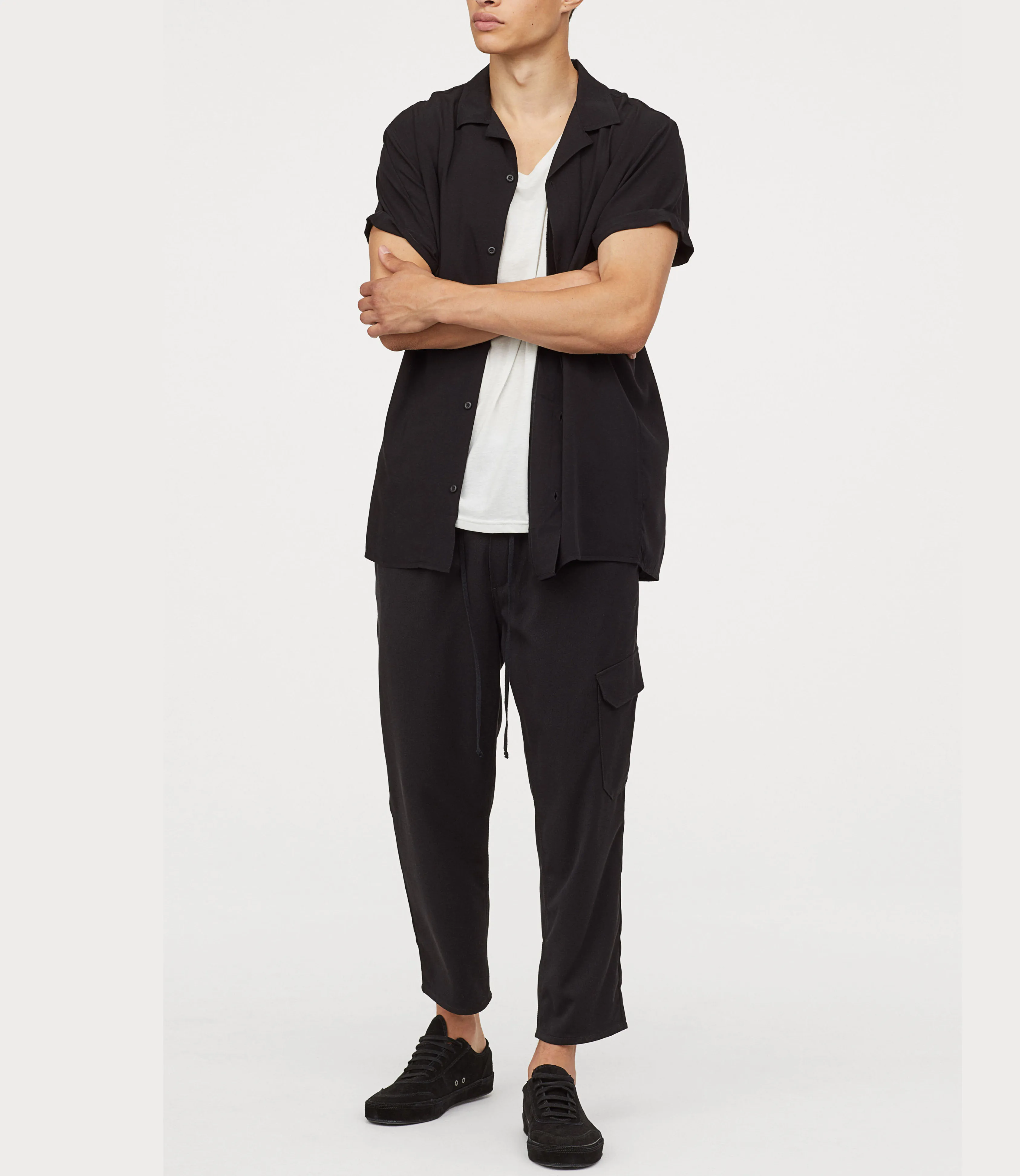 

Wholesale Custom hot sale fashion men utility cargo pants with side pockets