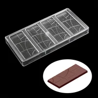 

DIY Polycarbonate chocolate Bar mold cake decoration confectionery tool PC chocolate Candy mould