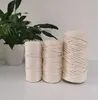 3mm 4mm 6mm natural single strand cotton macrame rope for sale