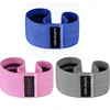 Latest Fabric Elastic Resistance Bands Set Of 3 fabric band Gym Fitness Booty Bands for leg and Butt With Rubber Logo