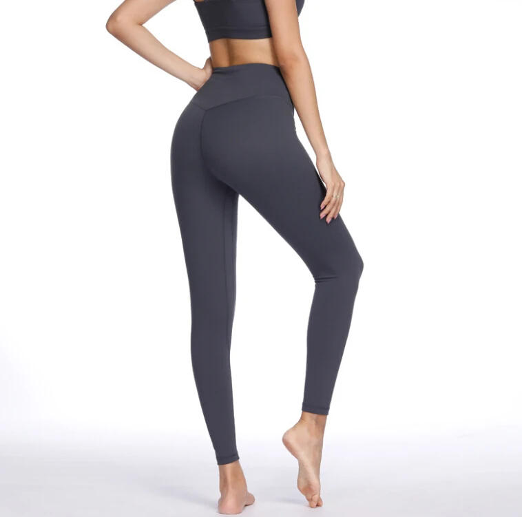 Nylon Spandex High Waist Women Workout Yoga Leggings - Buy Workout Yoga ...