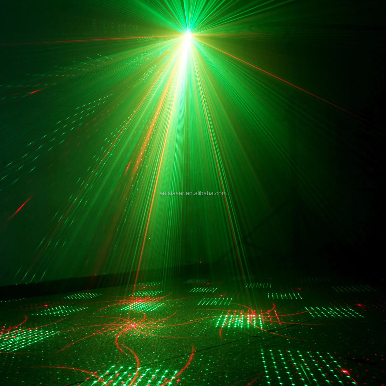 red green laser light show