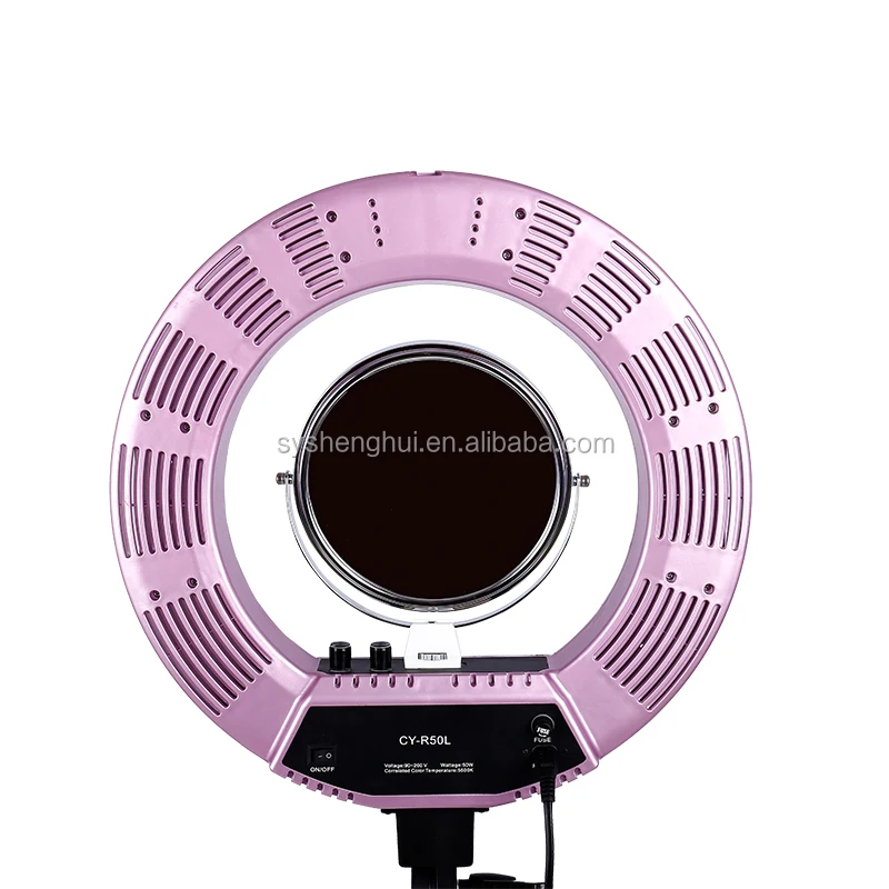 

18 LED Ring Light 3200K-5500K with dimmable Camera Mount Adapter, Customized