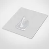 Command Utility Hooks, Holds 5 lbs, transparent frosted waterproof hooks wall hanger