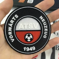 

OEM Service Custom 3D Flock Soccer Football Patch Heat Transfer Print on Tatami Fabric