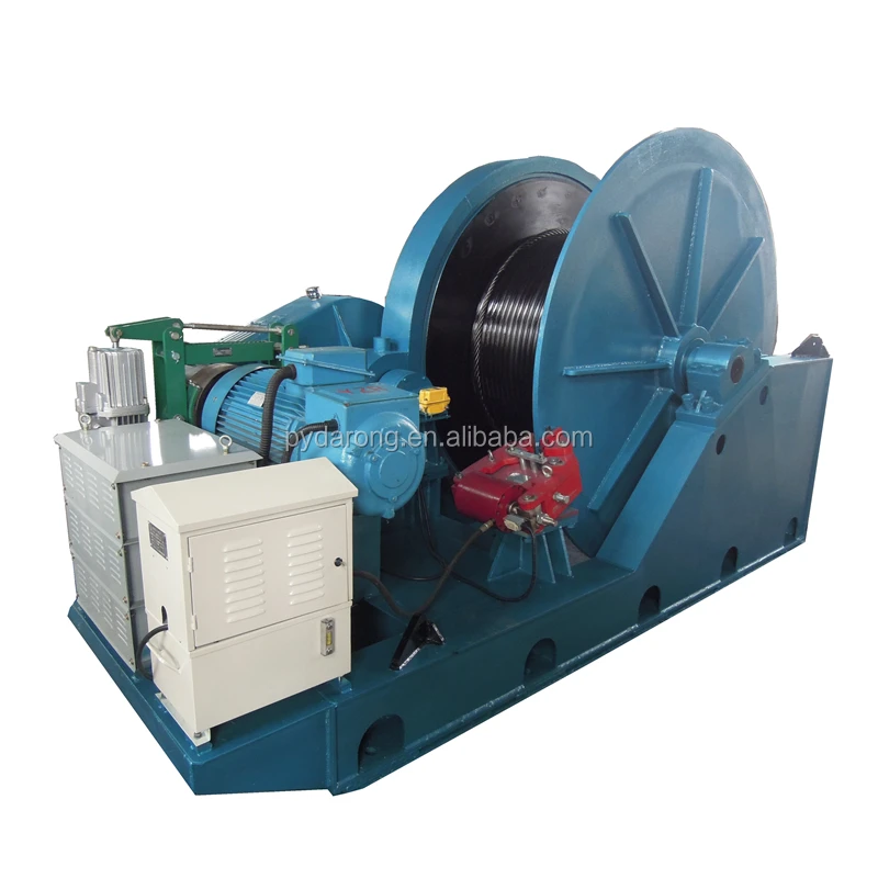 Mining winch electric piling machine lift marine cable windlass