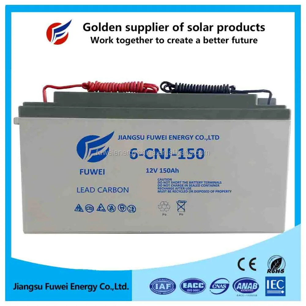 
12V 50ah Solar Deep Cycle AGM Gel Lead Acid UPS Battery 