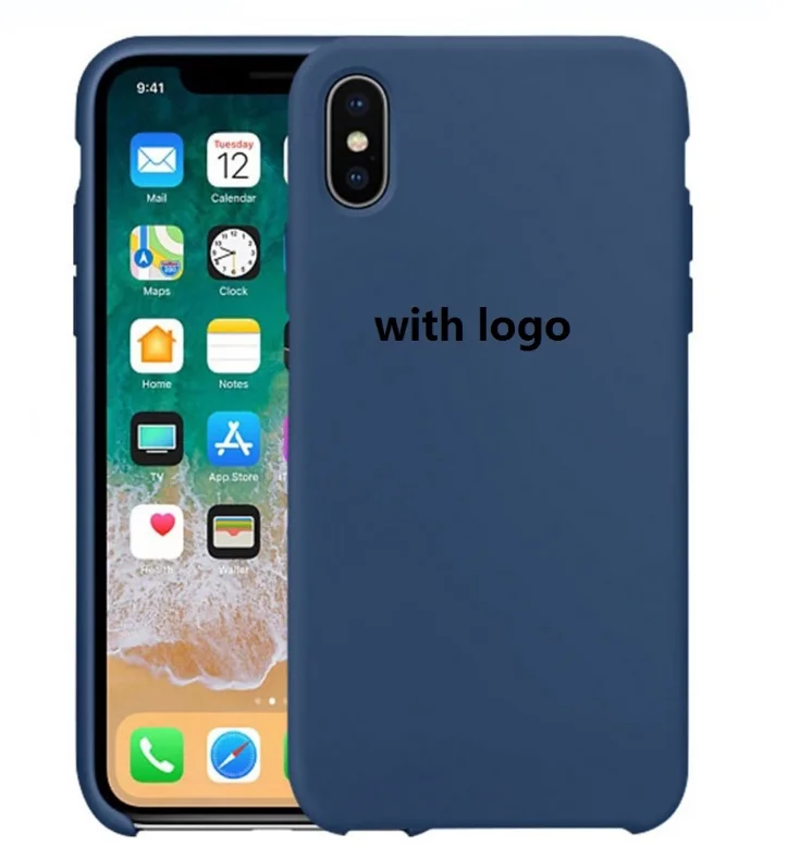 For Iphone Case,Liquid Silicon Original Case For Iphone XR Gel Rubber Cover