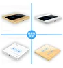 Tempered glass panel RF wireless wall switch dual remote control switch Paste style Movable