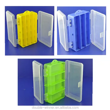 clear plastic tackle box