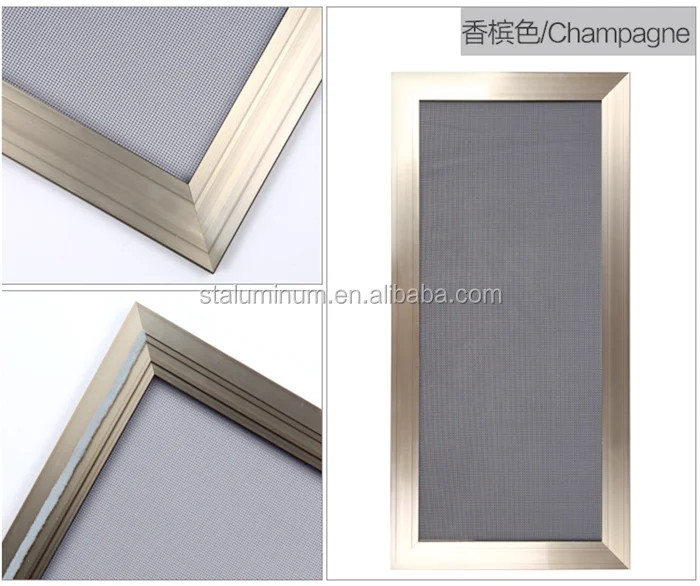 Aluminum Mosquito Screens Extrusion In 6063 T5 With Customized Colors Buy Aluminum Profile For