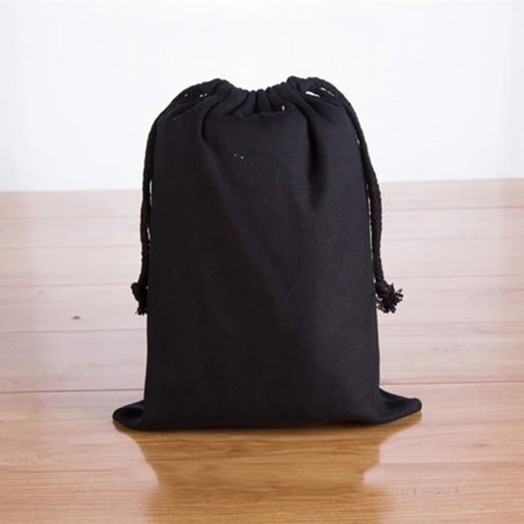 Top Quality Simple And Stylish Reusable Cotton Drawstring Shoe Bag