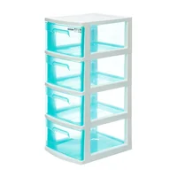 

Free sample 10-50L 3/4/5 layers living room kitchen bathroom transparent stackable clothes plastic storage drawers cabinet