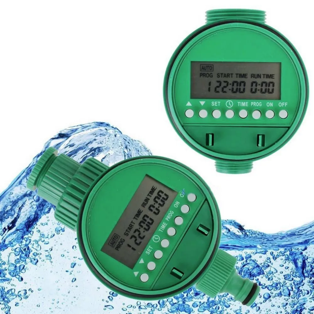 

Durable Electronic LCD Water Timer Automatic Garden Irrigation Program Sprinkler Control Timer Controller - Irrigation Timer, N/a