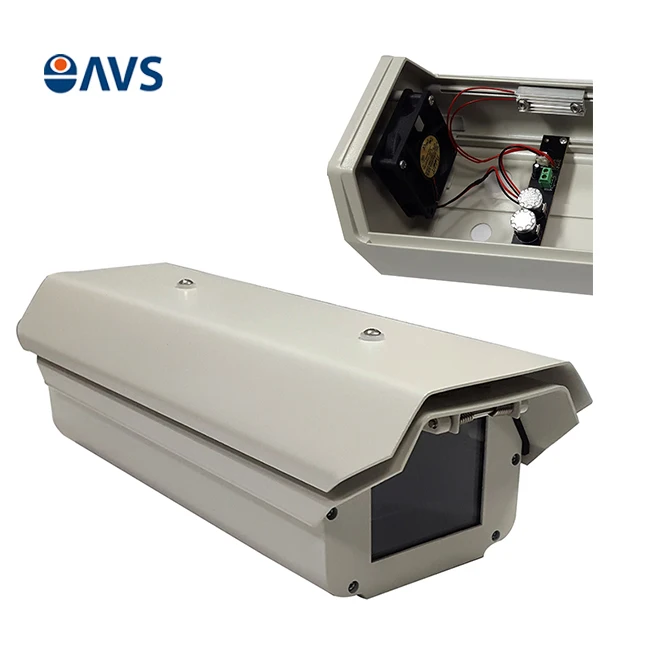 
Factory Sales Aluminum Alloy Waterproof Surveillance Camera Housing with Fan and Heater 