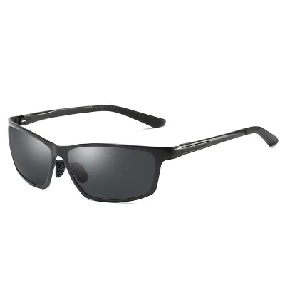 

HDCRAFTER Fashion Cool Men Aluminum Magnesium Polarized Sunglasses Driving UV400 Glasses Night Vision Goggles