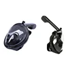 Snorkeling and Diving full face Mask with 180 degree Panoramic Viewing , go pro action underwater camera