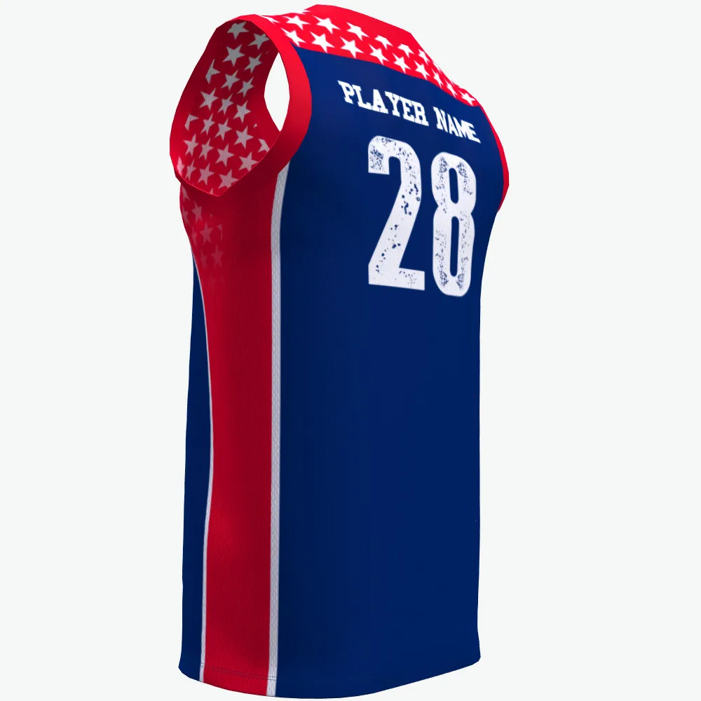 Gold Supplier Custom Design Personalized Tackle Twill Basketball Jersey