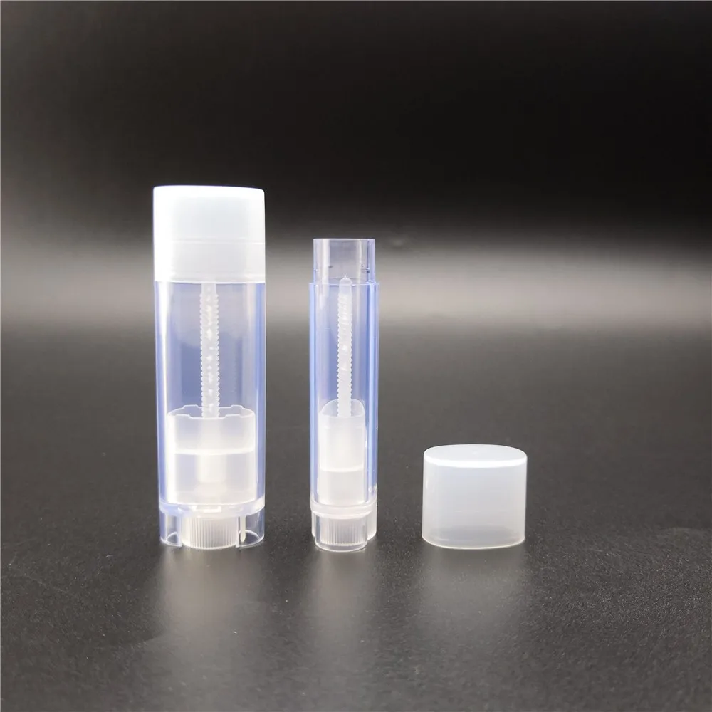 Custom Empty White 5ml Plastic Lip Balm Tube White - Buy 5ml Plastic ...