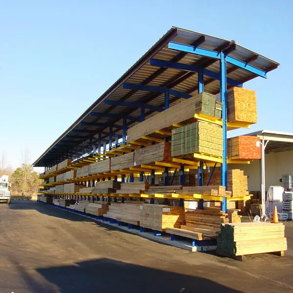 Warehouse Used Steel Storage Cantilever Rack Salvage Car Racks