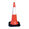 Wholesale Triangle 1000mm Orange PE Traffic Safety Cone With Reflective