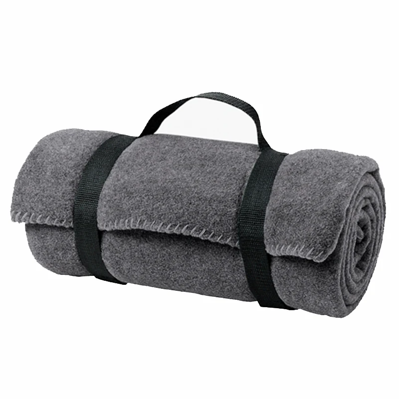 Wholesale Easy To Carry Portable Roll Up Polar Fleece Travel Throw ...