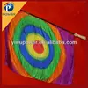 Real big silk flag from hand magic trick