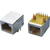 8-pin Modular Jack Connector / Shield Pcb Lan Rj45 Female Socket Molded
