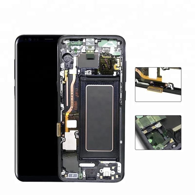 

For Samsung S8 LCD with Frame Replacement LCD S8 G950 G950F Display lcd Touch Screen Digitizer