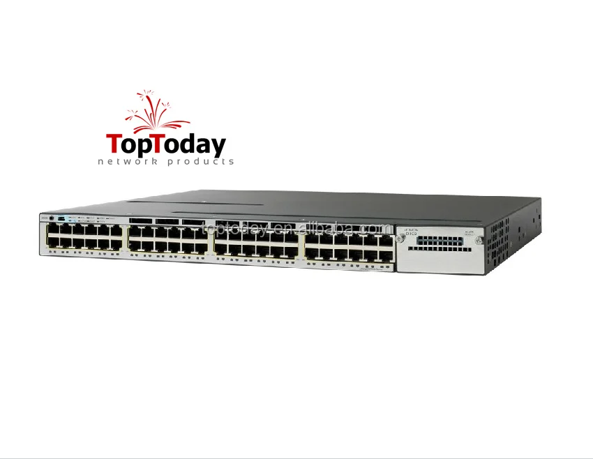 

ws-c3750x-48pf-s catalyst 3750x 48port full poe ip base network switch