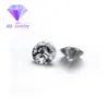 Hot sale grey white synthetic moissanite round shape