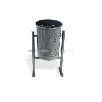 Christmas Decoration Furniture Steel Outdoor Litter Bin Street