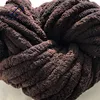 5mm 7mm 2cm 3cm Wide Wholesale Solid Color and Mixed Color Chunky Chenille Yarn for Knitting Baby Bed Blankets