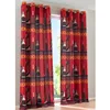 100% polyester elegance patterned red design curtain for living room
