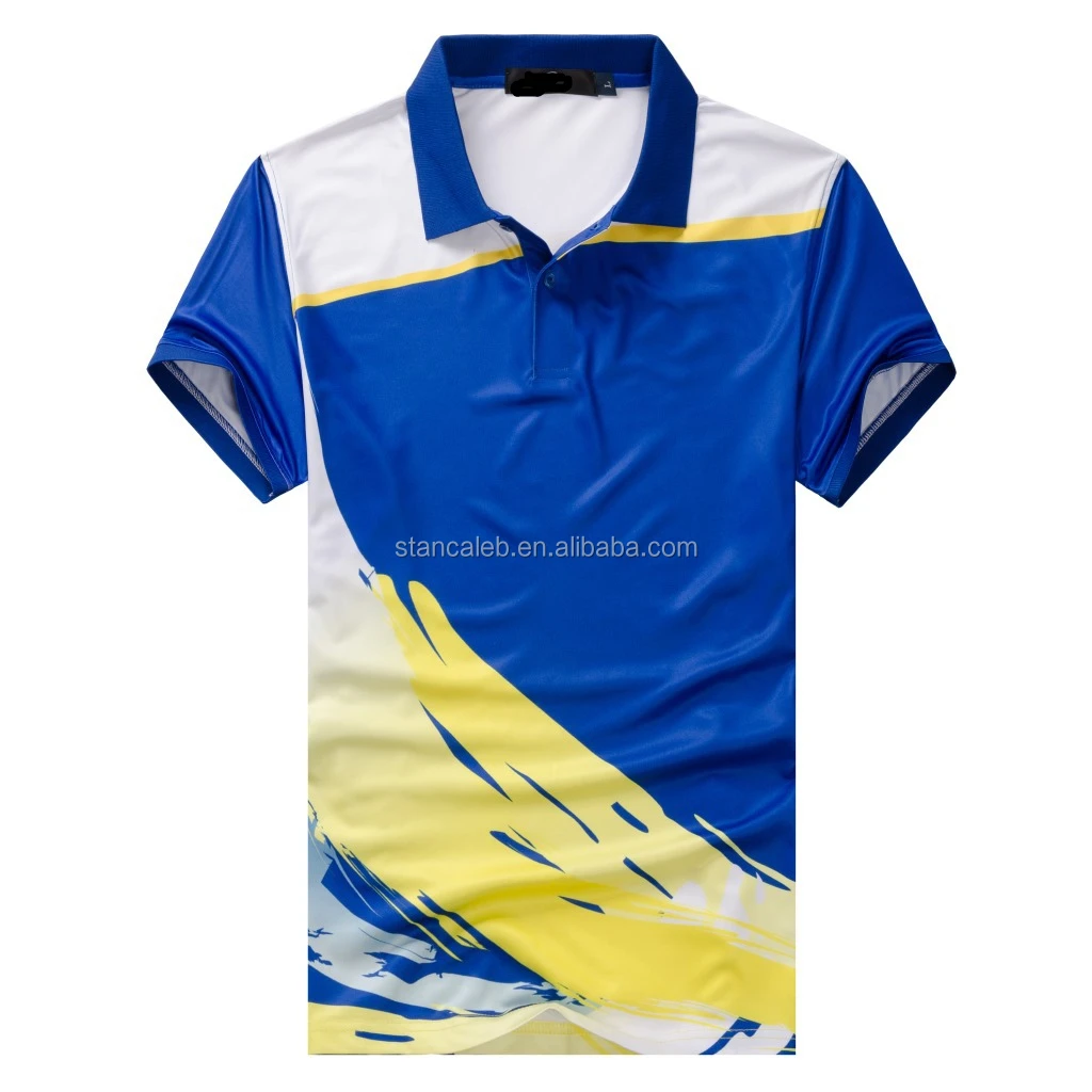 Customised T Shirts Logo Printed Polo Shirt Design Mens - Buy ...