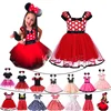 Baby Girl Cute Tutu Clothing Above Knee Mini Falda Toddler Polka Kid Summer Party Tulle Dress Mickey Clothes Child Frock