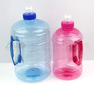Image of 2L water bottle for gym/PET Clear jar with handle/clear plastic water bottles