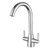 A0043B Modern design chrome brass kitchen faucet deck mounted kitchen sink mixer