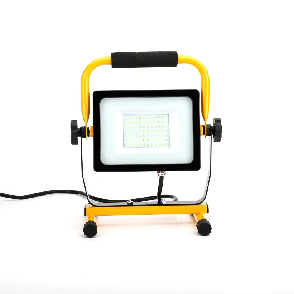 IP65 50W 5000 lumen led work light for workshop  Stand portable led flood worklight  led work light outdoor